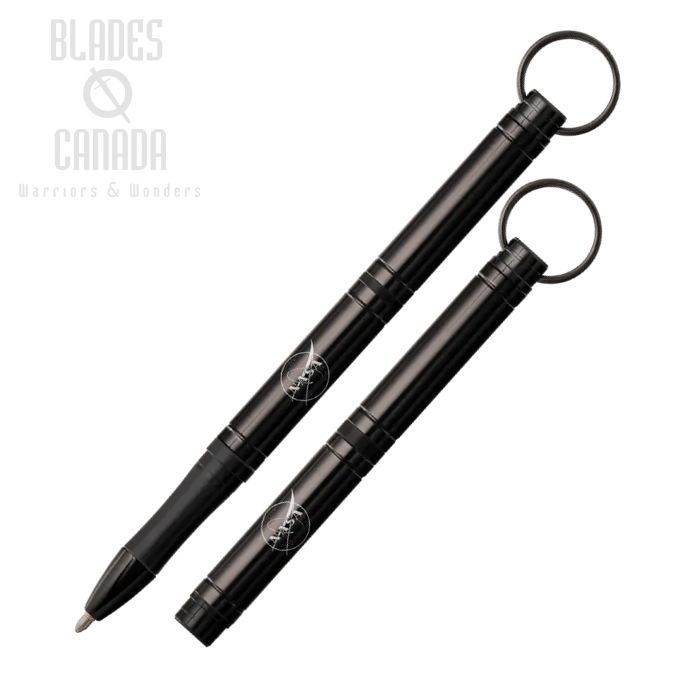 Fisher Space Pen Backpacker Pen, Matte Black w/NASA Design, FPBP/B-NASAMB
